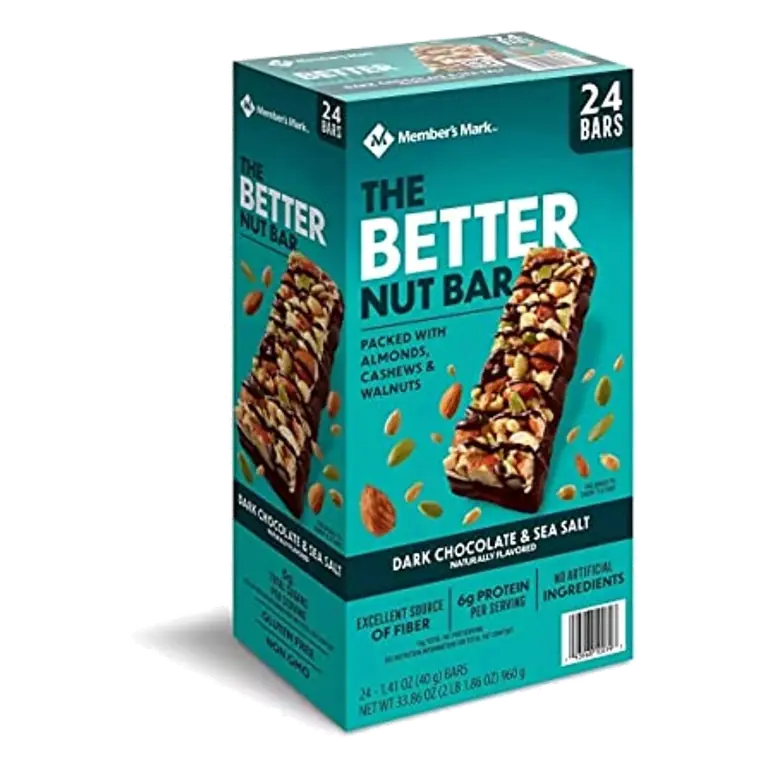Dark Chocolate & Sea Salt Nut Bars