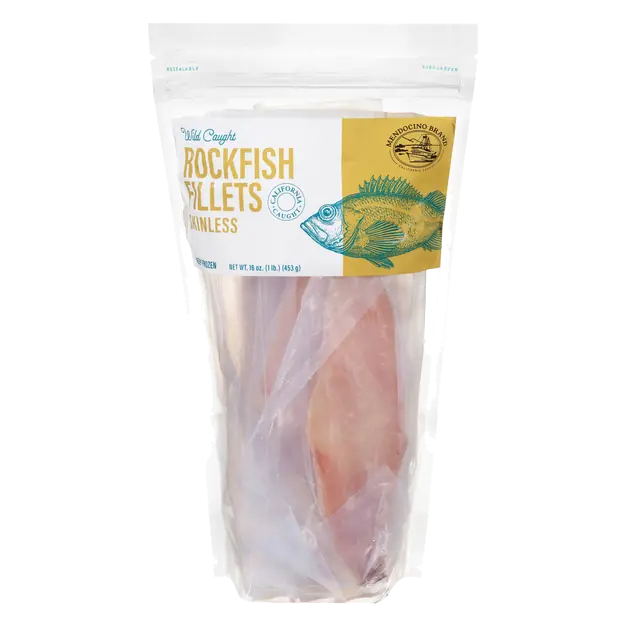 Wild Caught Skinless Rockfish Fillets Frozen