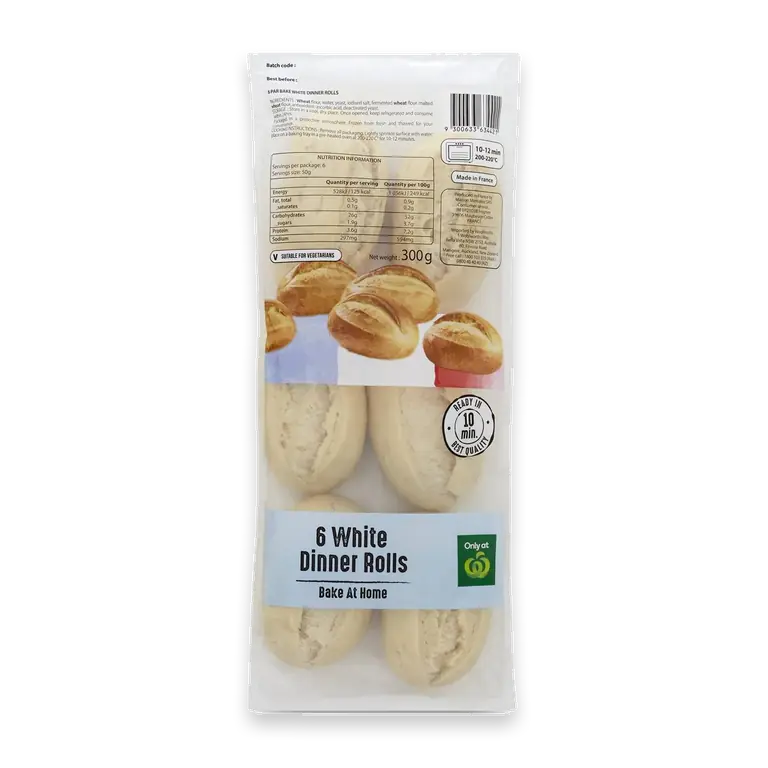 Bake At Home White Dinner Rolls