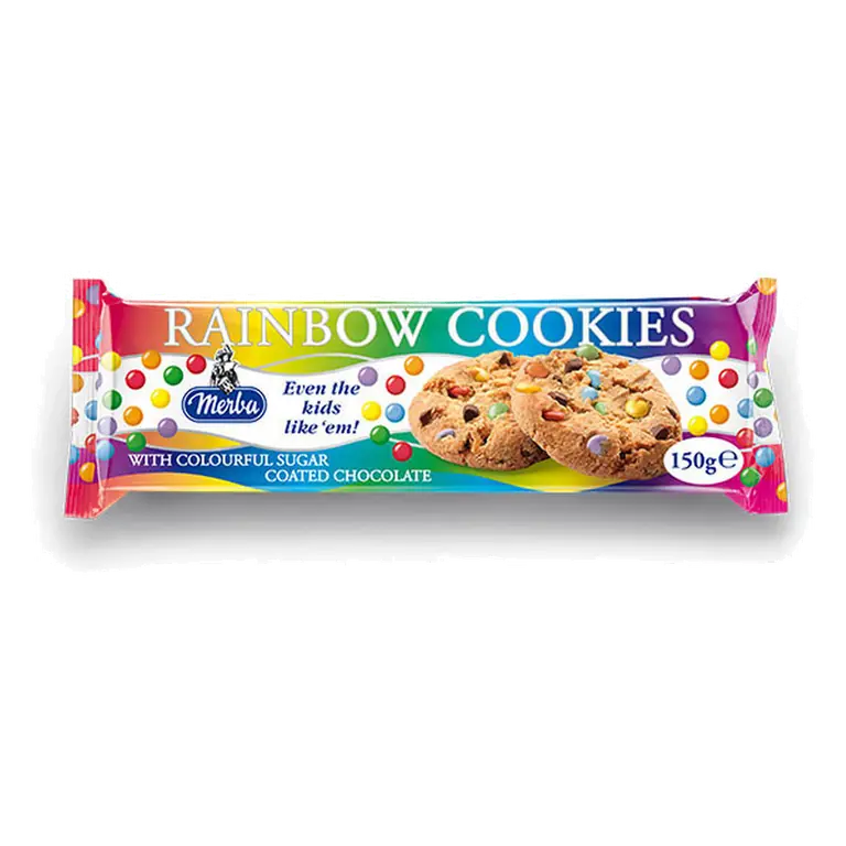 Merba Rainbow Cookies 150g