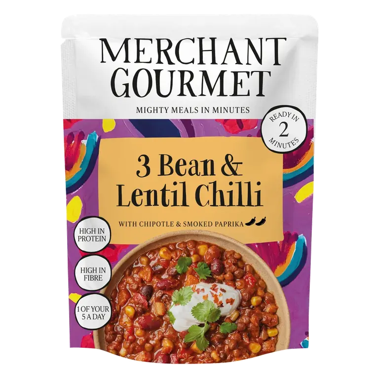3-Bean & Lentil Chilli 280g