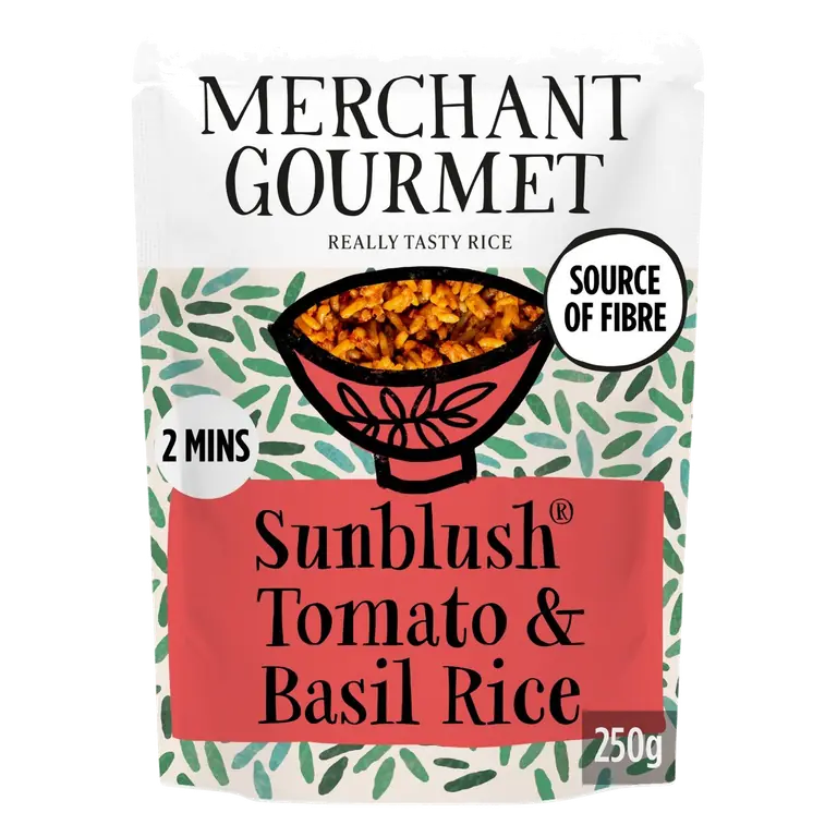 Sunblush Tomato & Basil Wholegrain & White Microwave Rice
