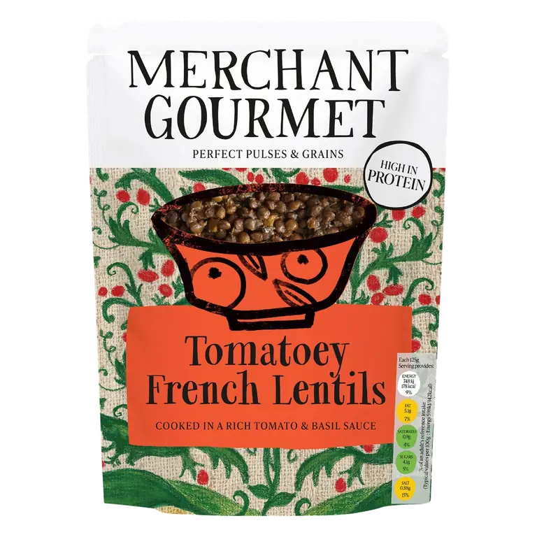 Tomatoey Puy & Green Lentils