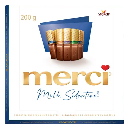 European Milk Chocolate Assorted 200 g
