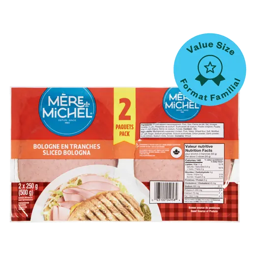Deli Sliced Bologna 2 x 250 g