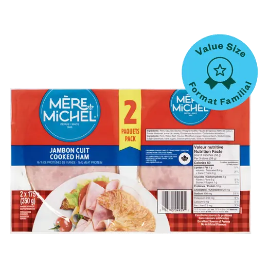 Deli Sliced Cooked Ham 2 x 175 g