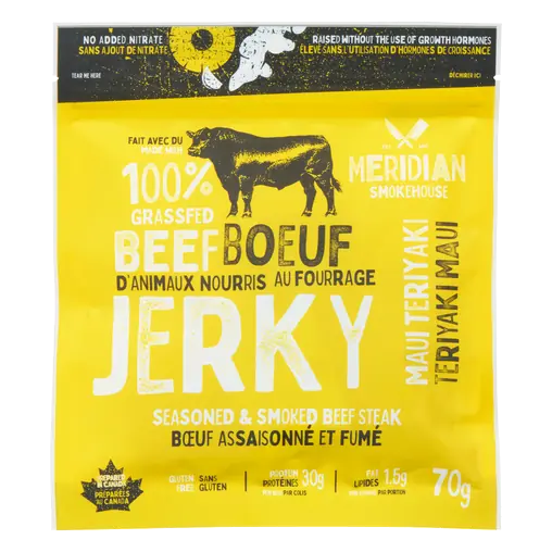 Jerky Seasoned & Smoked Beef Steak Maui Teriyaki 70 g