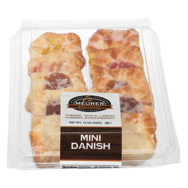 Cheese Apple Lemon Cherry Strawberry Mini Danish