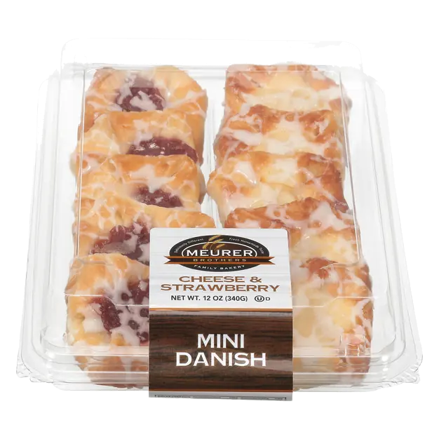 Cheese & Strawberry Mini Danish