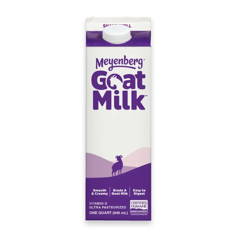 Fresh Whole Goat Milk, Quart, Certified Humane, Kosher, Gluten Free, Easy to Digest