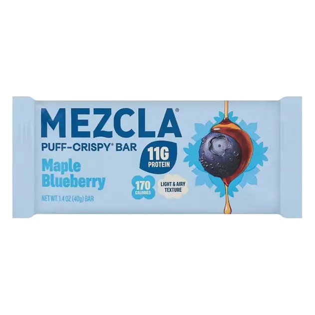 Puff-Crispy Maple Blueberry Bar