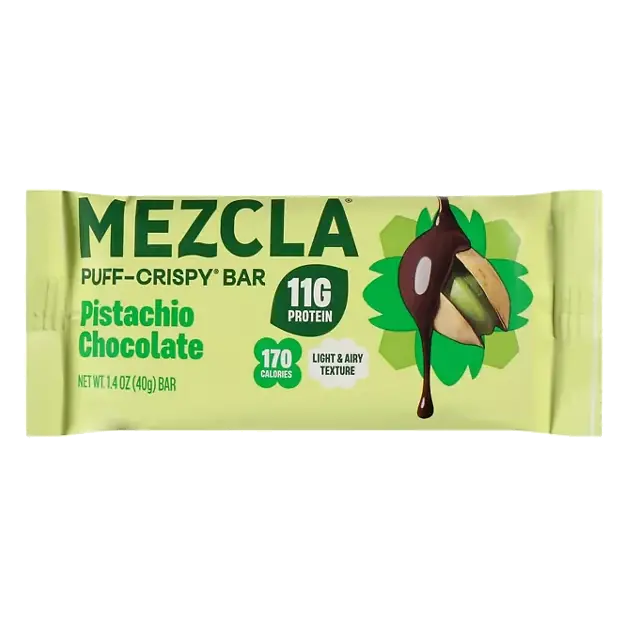 Puff-Crispy Pistachio Chocolate Bar