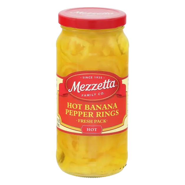 Fresh Pack Hot Banana Pepper Rings