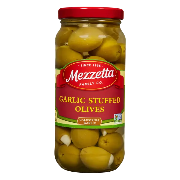 Garlic Stuffed Green Olives