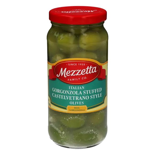Italian Gorgonzola Cheese Stuffed Castelvetrano Style Olives