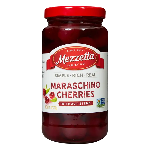 Maraschino Cherries without Stems