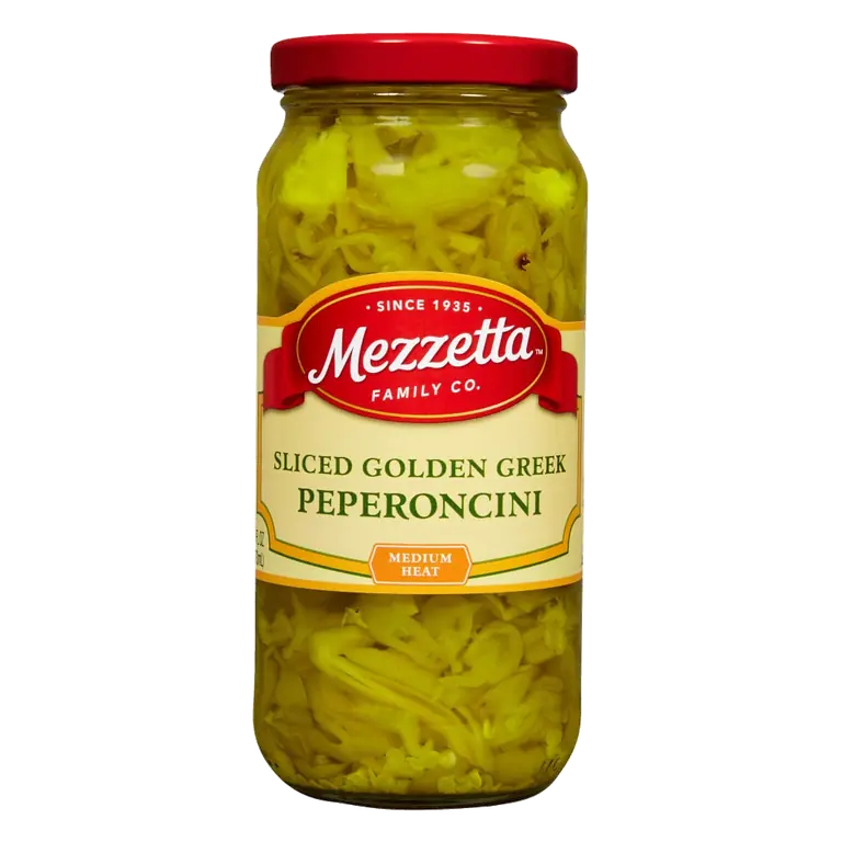 Medium Sliced Golden Greek Peperoncini