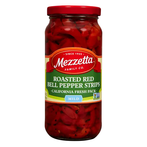 Mild Roasted Red Bell Pepper Strips