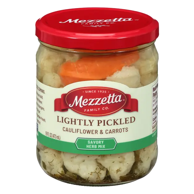 Savory Herb Mix Lightly Pickled Cauliflower & Carrots