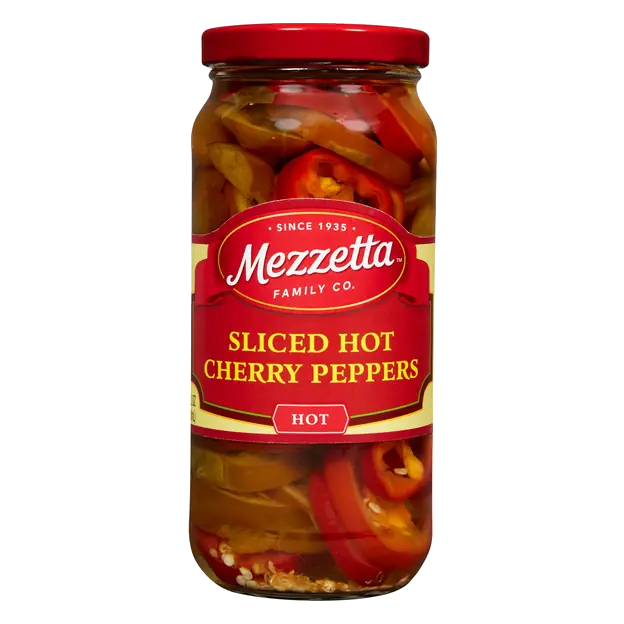 Sliced Hot Cherry Peppers