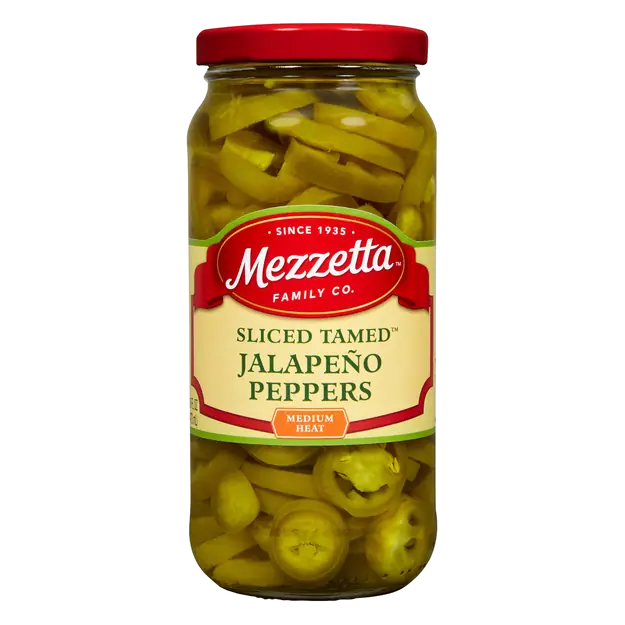 Sliced Tamed Medium Heat Jalapeno Peppers