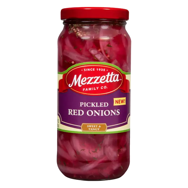 Sweet & Tangy Pickled Red Onions Slices