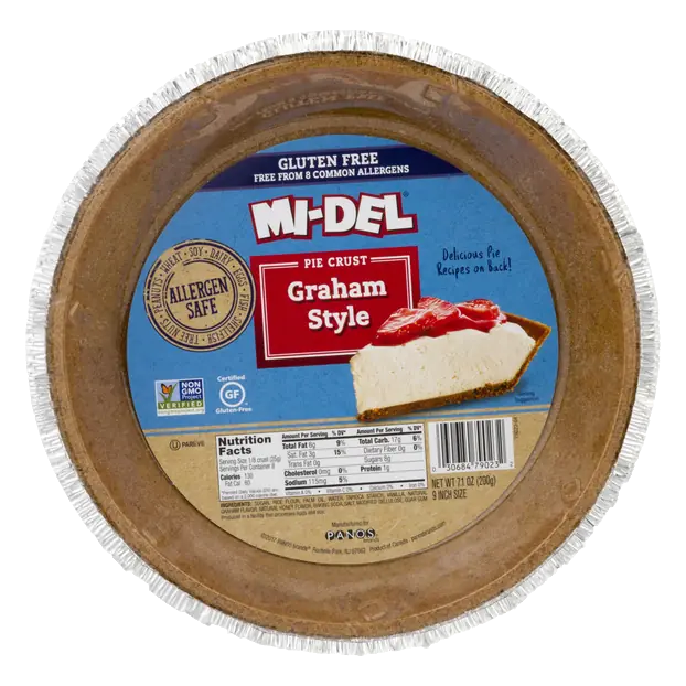 Pie Crust Graham Style Gluten Free