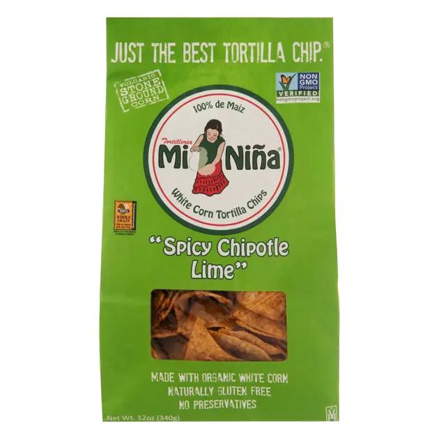 Spicy Chipotle Lime White Corn Tortilla Chips