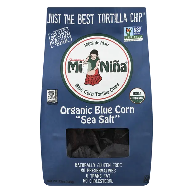 Organic Blue Corn Sea Salt Tortilla Chips