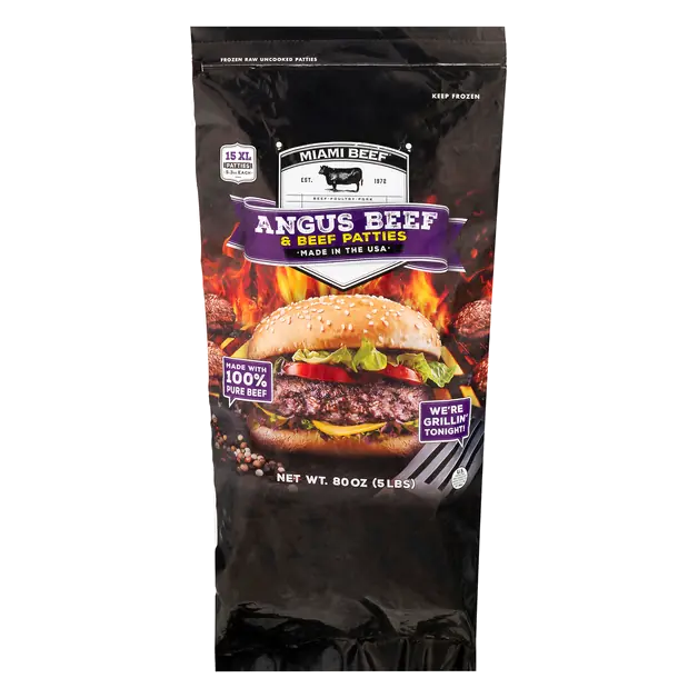 XL Angus Beef Patties - 15 ct Frozen