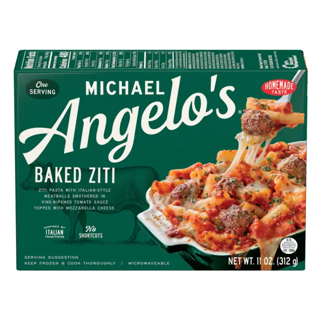 Baked Ziti & Meatballs Frozen Meal