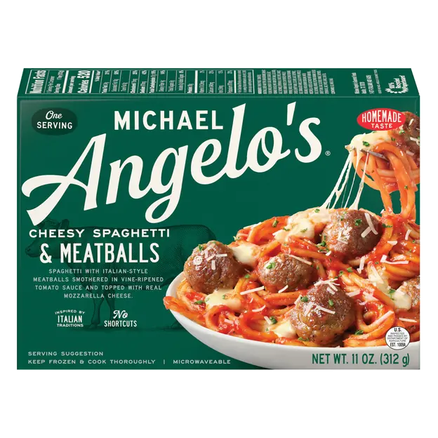 Cheesy Spaghetti & Meatballs Frozen