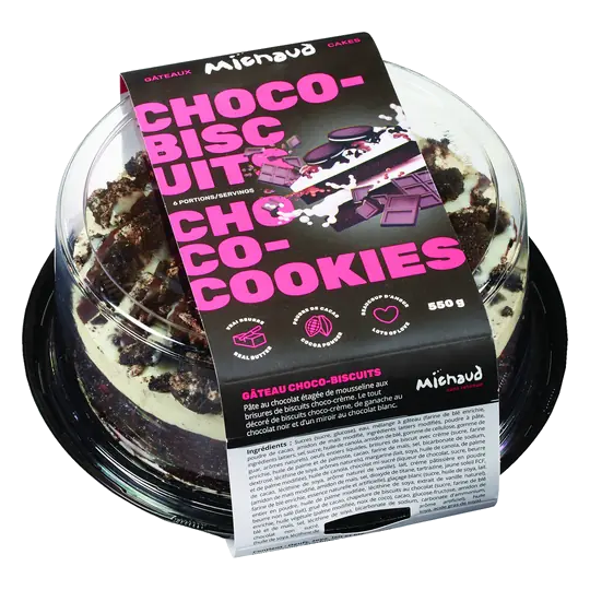 Cake Chocolate Cookie 6in 550 g (frozen)
