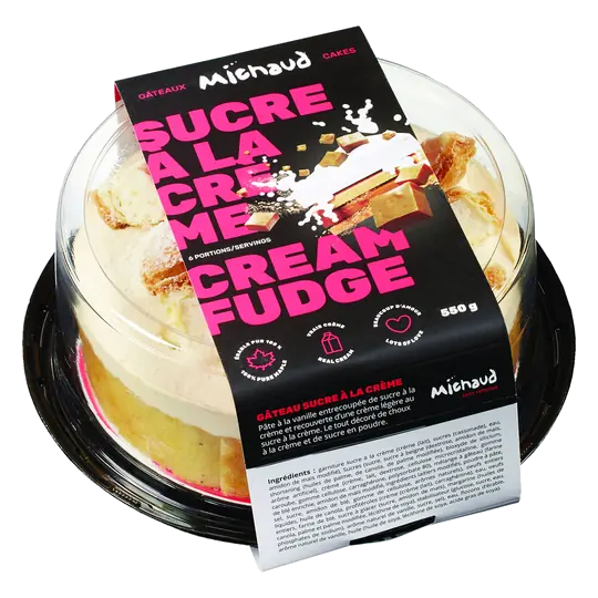 Sugar Cream 6 In Cake 550 g (frozen)