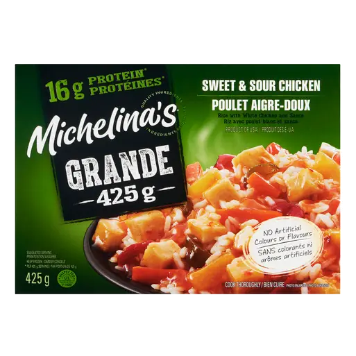 Michelina's Grande Frozen Meal Sweet & Sour Chicken 425 g
