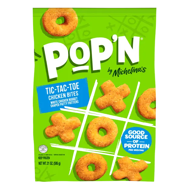 Pop'n Tic-Tac-Toe Chicken Bites Frozen Meal