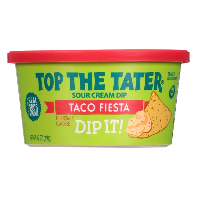 Mid-America Farms Top the Tater Taco Fiesta Sour Cream Dip