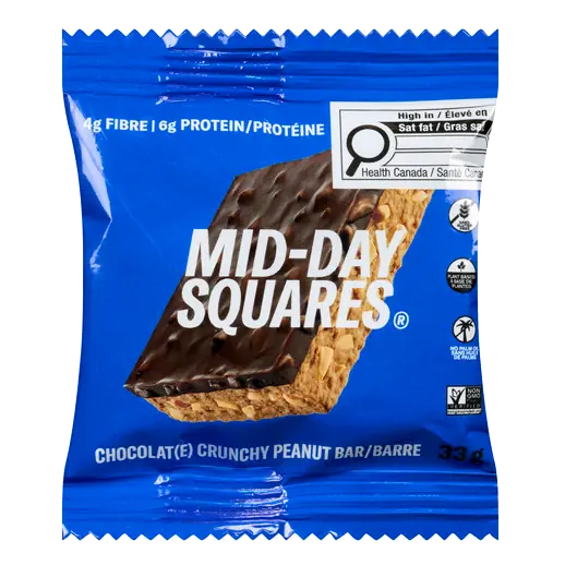 Mid-Day Squares Functional Square + Chocolate Crunchy Peanut 33 g