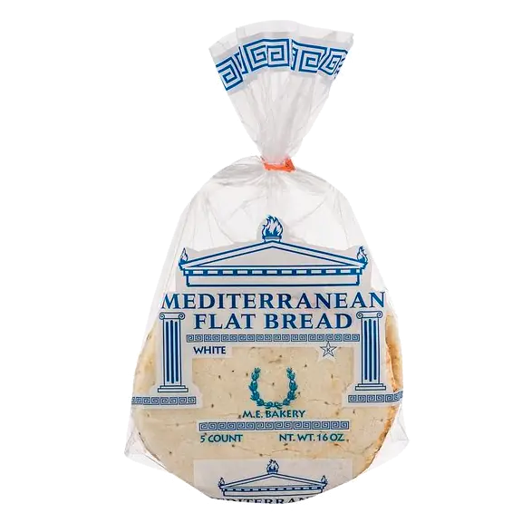 White Mediterranean Flatbread - 5 ct