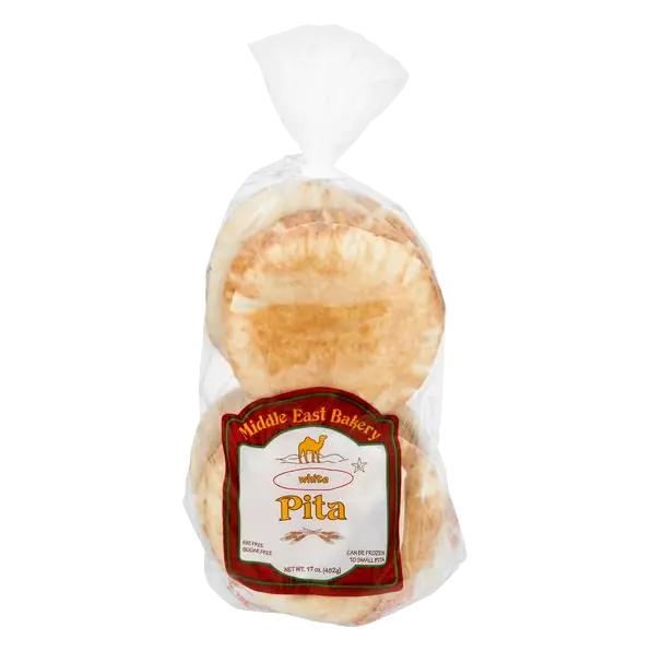 White Small Pita Bread - 10 ct