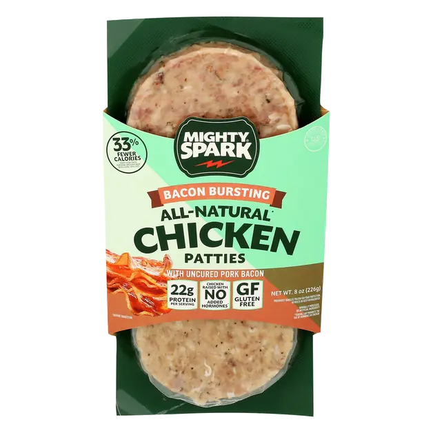 Bacon Bursting Chicken Patties - 2 ct