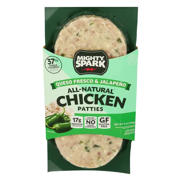 Gluten Free Queso Fresco & Jalapeno Chicken Patties