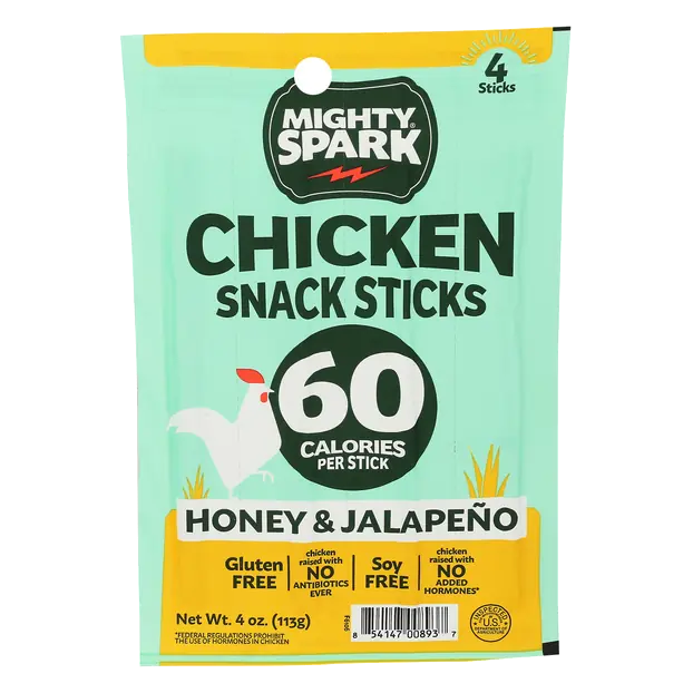 Honey & Jalapeno Chicken Snack Stick - 4 ct