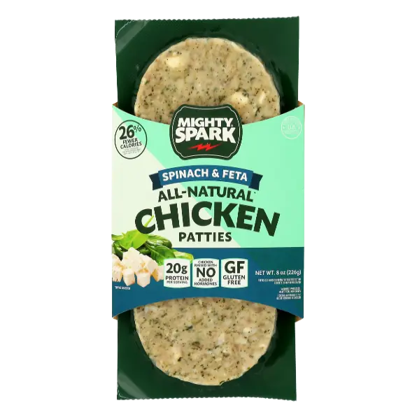 Spinach & Feta All-Natural Chicken Patties