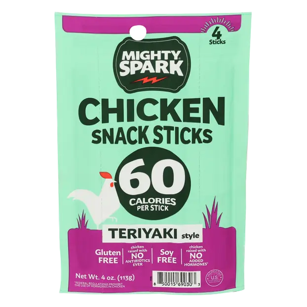 Teriyaki Style Chicken Snack Sticks