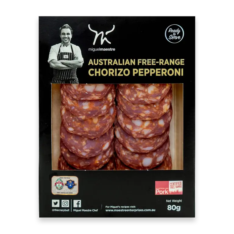Free Range Chorizo Pepperoni