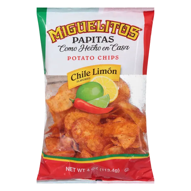 Miguelitos Chile Limon Flavored Potato Chips 4 oz