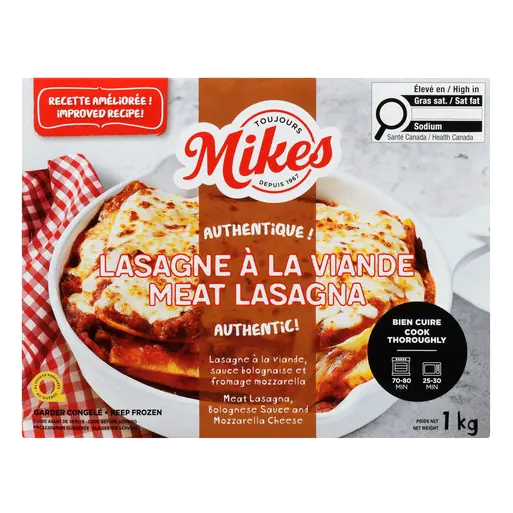 Frozen Meat Lasagna 1 kg