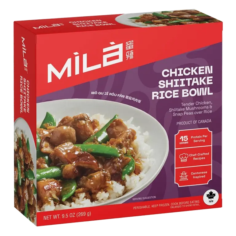 MiLa Chicken and Mushroom Rice Bowl, 9.5oz