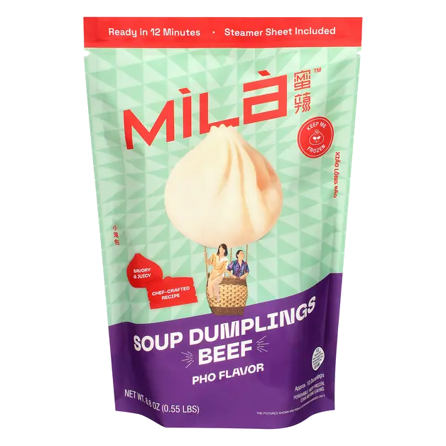 Pho Flavor Beef Soup Dumplings Frozen